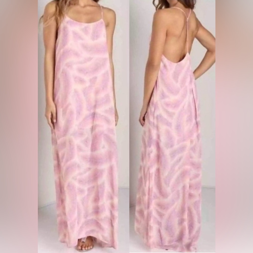 NWT Show Me Your Mumu T-Rex Maxi Dress ~ in Pink Pretty Birdie 🪶